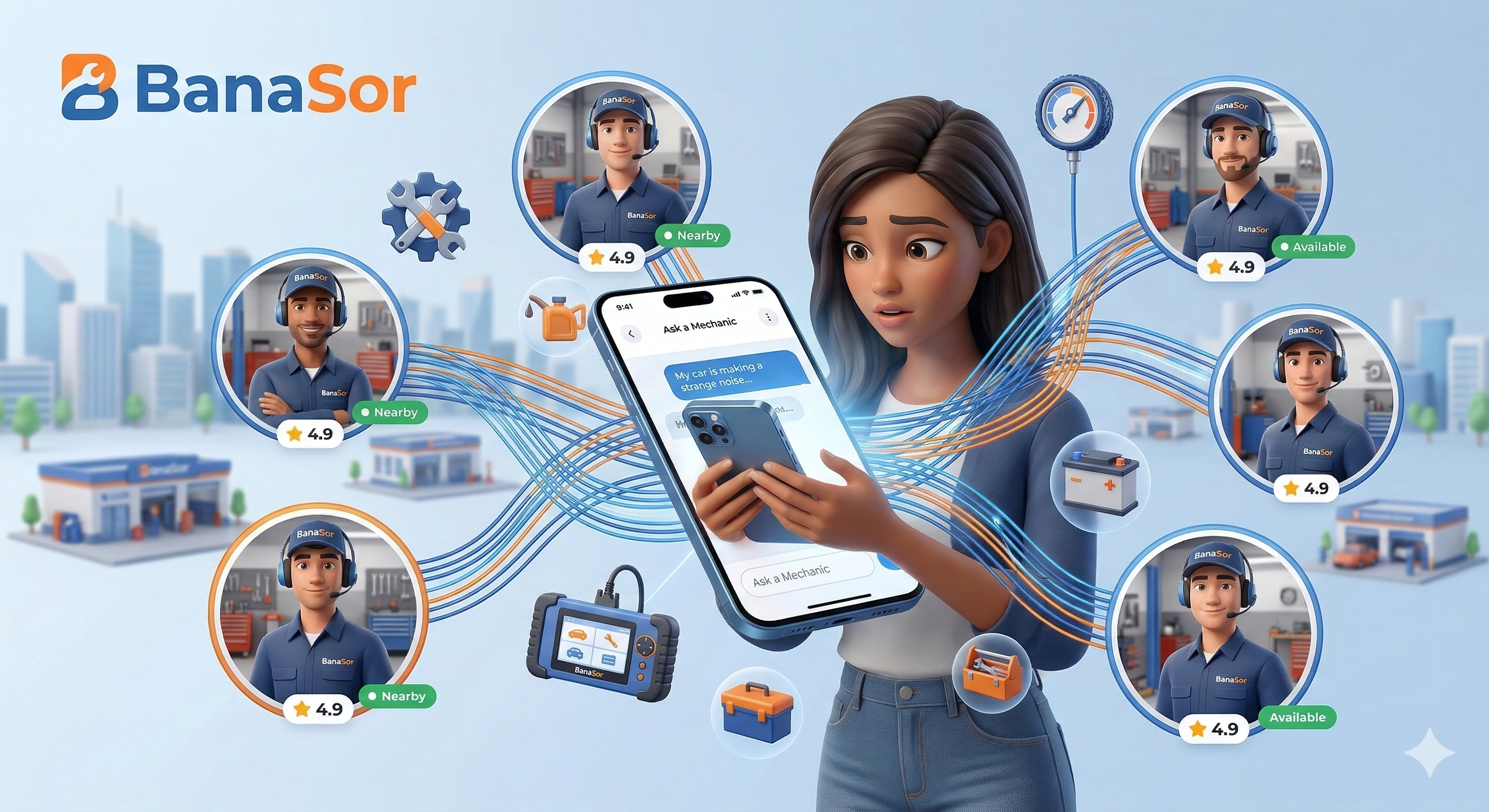 BanaSor Uygulama İllüstrasyonu